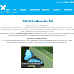 20% off Annual Passes: Child (Age 3-15) $45, Adult $77.60 (Age 16-64), Child & Adult Flexi $148 @ Butterfly Creek