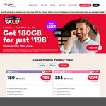 40% off Large (15GB/M for $198) and Extra Large (32GB/M for $294) Mobile 365 SIM Plan (Voucher Expires 28/2/26) @ Kogan NZ