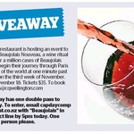 Win a Double Pass to Beaujolais Nouveau (Wine Event) @ CQ Hotel from The Dominion Post (Wellington)