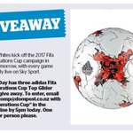 Win 1 of 3 adidas Fifa Confederations Cup Top Glider balls from The Dominion Post