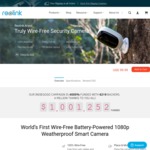 Wire-Free Security Camera Reolink Argus $128.80NZD (USD $89.99) @ Reolink with $10 off Coupon (Free Shipping)