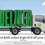 Get $10 off $200+ on a Countdown Online Order