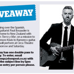 Win a Double Pass to Hear Paul Bosauder from The Dominion Post (Wellington)