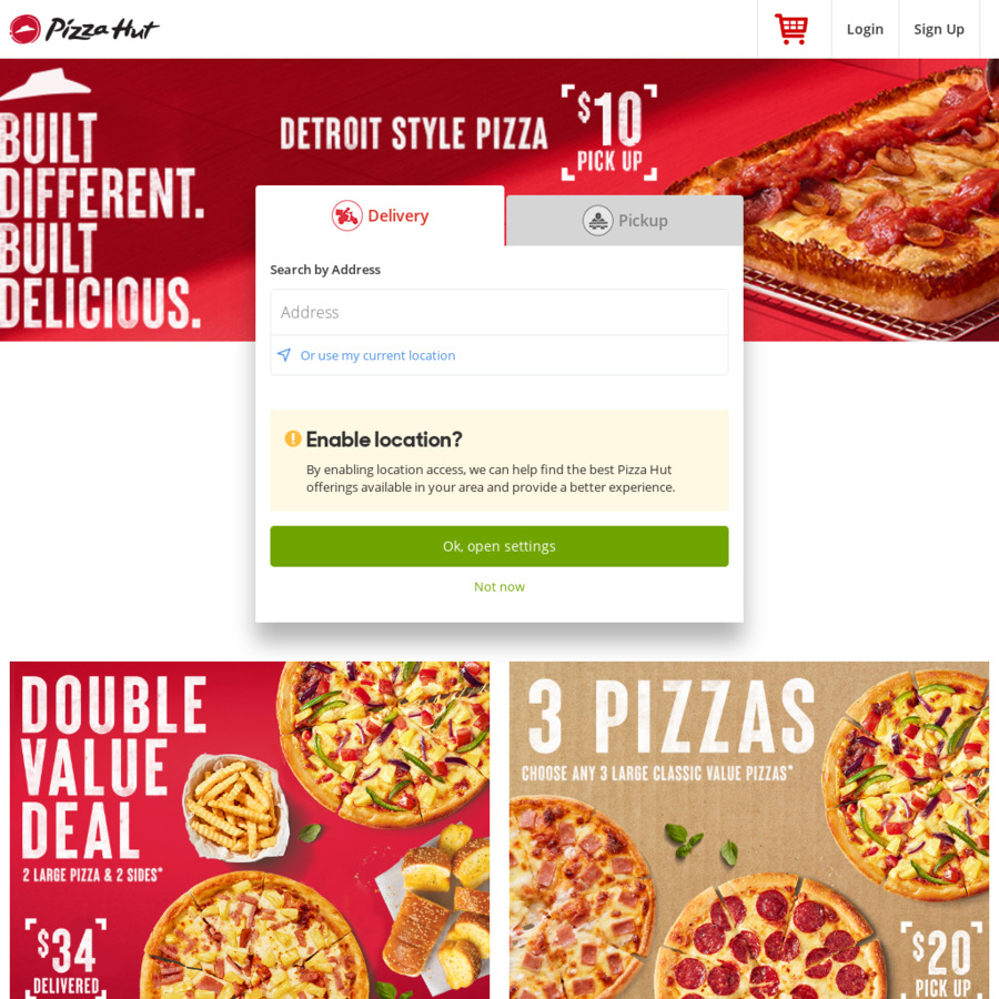 1 Large Pizza (Classic Cheese, Hawaiian, Ham & Cheese, Pepperoni