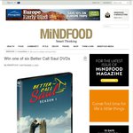 Win 1 of 5 Better Call Saul DVDs from Mindfood