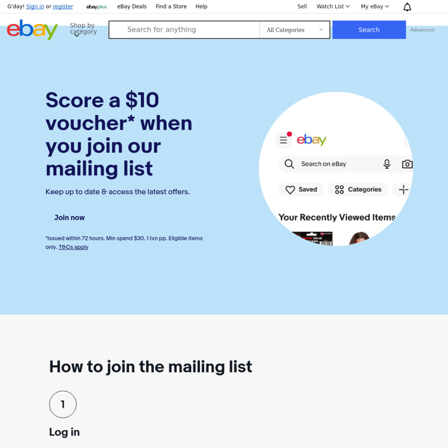 join-ebay-mailing-list-and-get-a-voucher-for-10-off-30-minimum-spend