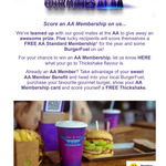 Win 1 of 5 AA Standard Memberships from BurgerFuel