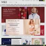 Marks & Spencer 20% off Store Wide & Free Shipping to New Zealand with No Minimum Spend