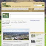 Win a Double Pass to The Central District Field Days from The Rural