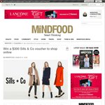 Win a $300 Sills & Co Voucher to Shop Online from Mindfood