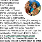 Win 1 of 2 Double Passes to The Nutcracker from The Dominion Post (Wellington)
