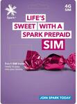 Spark Prepaid Sim 3-in-1 Purple  for $1.00 @ Warehouse Stationery