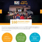 $50 Account Credit for Online Applications Approved by 6 September with Q Card