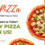 Free Full Sized Pizza (First Time Visitors Only) @ Tieke Café & Bar (Hamilton)