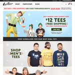 All T-Shirts $12USD ($15NZD), Free Intl Shipping ($25 Min) @ Threadless
