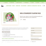 Win a strawberry planting pack from Tui Garden