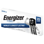 [On Order] Energizer Ultimate Lithium AAA Batteries - 10 Pack $6.64 ($5.82 via Membership) + Shipping (Avail. June) @ PB Tech