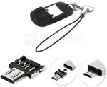 Micro USB Male to USB Flash Drive OTG Adapter - Black @ Zapals ($ FREE + Shipping)