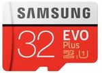 Samsung EVO Plus microSDXC Card (SD Adapter) - 32GB for $17 down from $39.99 at Noel Leeming