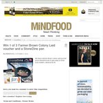 Win 1 of 3 Farmer Brown Colony Laid Voucher + a StoneDine Pan from Mindfood