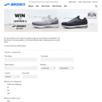 Win a Pair of Levitate 2 Runners (Worth $249.95) from Brooks