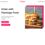 $10 off Your First Order @ Flamingo Food (Min Spend $15)