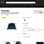 T7 Vitesse Air Canvas Single Room Touring Tent (Camo) $399.99 (RRP $1,399.99, In-store Only) @ Torpedo7, Hamilton (The Base)