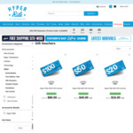 20% off Gift Vouchers + Free Shipping @ Hyper Ride