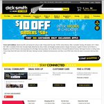 $10 off $50+ Spend @ Dick Smith