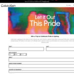 Calvin Klein - Win a Trip to Celebrate Pride in Sydney