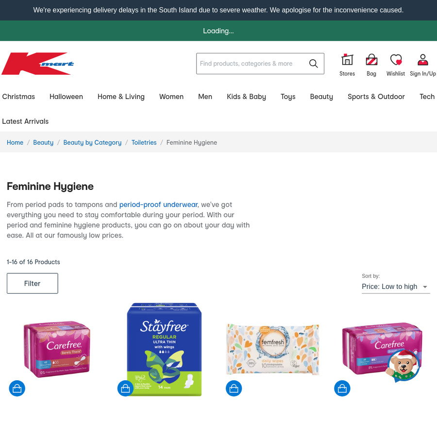 Carefree Unscented Panty Liners 42pk 0.20 (Instore Only), Stayfree