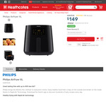 Philips Airfyer Essential XL $149 + Shipping (from $10) @ Heathcotes