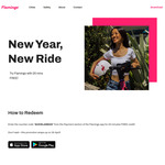 [Wellington] 20 Free Minutes (Unlock Fee Applies) @ Flamingo Scooters