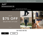 10% off Sitewide (Including Sale & Clearance) + $15 Shipping ($0 C&C/ $100 Order) @ Florsheim Shoes