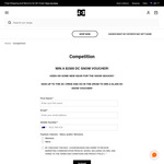 Win a $1,500 DC Shoes Australia Voucher from DC Shoes