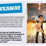 Win a Double Pass to Our Last Tango, Aug 6, from The Dominion Post (Wellington)