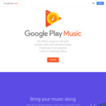 3 Months Free Google Play Music/YouTube Red (New Users)