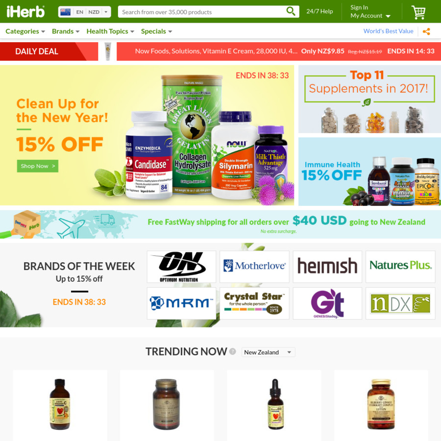 US $20 off for First Time Customers Orders over US $40 at iHerb ...