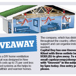 Win a Unovent V-Line Kitset with Three Outlets (Worth $1351.25) from The Dominion Post