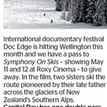 Win a Double Pass to Symphony On Skis from The Dominion Post (Wellington)