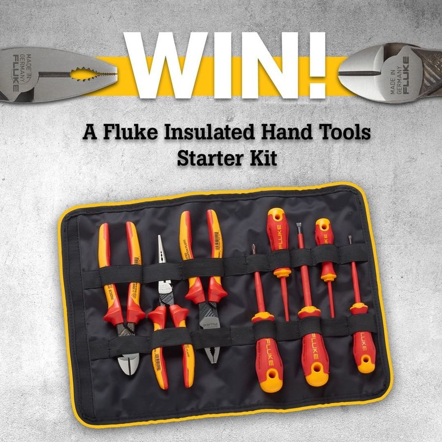 Win 1 of 3 Insulated Hand Tools Starter Kits from Fluke Australia