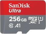 SanDisk Ultra 256GB MicroSD Card - $44 @ Warehouse Stationery