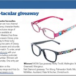 Win 1 of 3 Specsavers Disney Prize Packs (2 Pairs of Glasses, Toys) from The Dominion Post