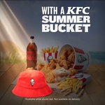 Free KFC Bucket Hat with Purchase of Summer Bucket (Excludes Delivery) @ KFC