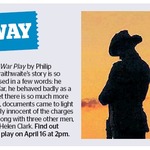 Win 1 of 2 Double Passes to The War Play from The Dominion Post (Wellington)