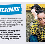 Win a Double Pass to The NZ Festival from The Dominion Post (Wellington)