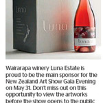 Win a Double Pass to The New Zealand Art Show Gala Evening from The Dominion Post (Wellington)