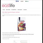 Win 1 of 3 Bean Supreme Burgers from Eastlife