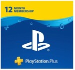 PlayStation Plus 12 Month Membership $62.95 (Was $89.95) @ EB Games
