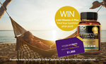 Win a $1,000 House of Travel Voucher + Pack of GO Healthy Vitamin D3 1-A-Day Plus (60 VegeCapsules) @ Family Health Diary